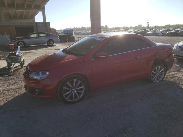 WVWBW7AH8CV014563 - 2012 VOLKSWAGEN EOS KOMFOR RED photo 1