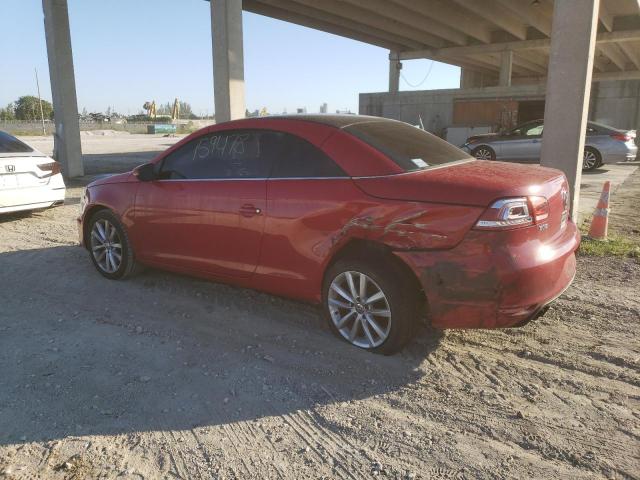 WVWBW7AH8CV014563 - 2012 VOLKSWAGEN EOS KOMFOR 红色 照片 2