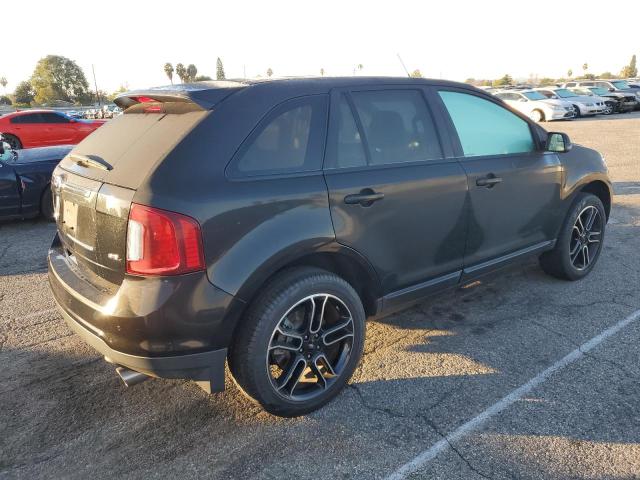 2FMDK3JC5EBA10823 - 2014 FORD EDGE SEL BLACK photo 3