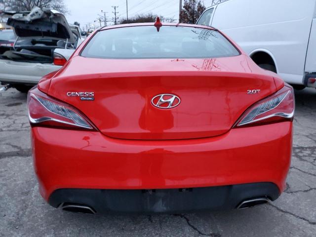 KMHHT6KD7DU081084 - 2013 HYUNDAI GENESIS CO RED photo 6