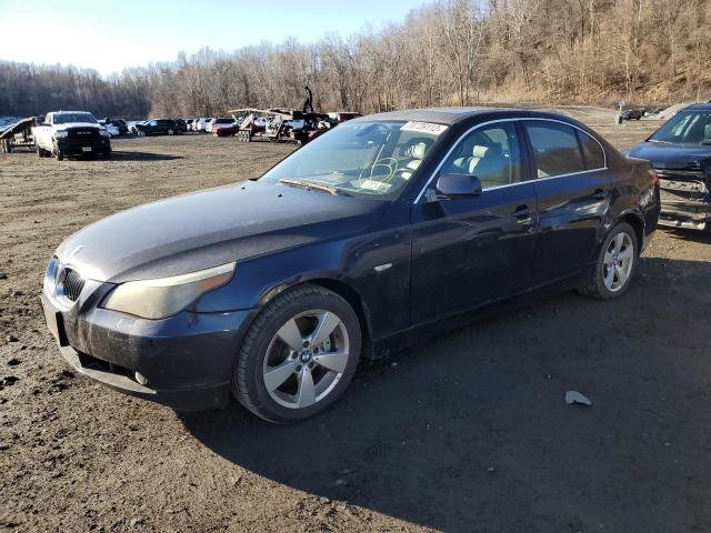 WBANF73536CG66166 - 2006 BMW 530 XI BLUE photo 1