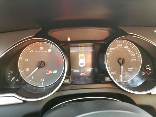 WAU3VAFR4CA003599 - 2012 AUDI S5 PRESTIG BLACK photo 9