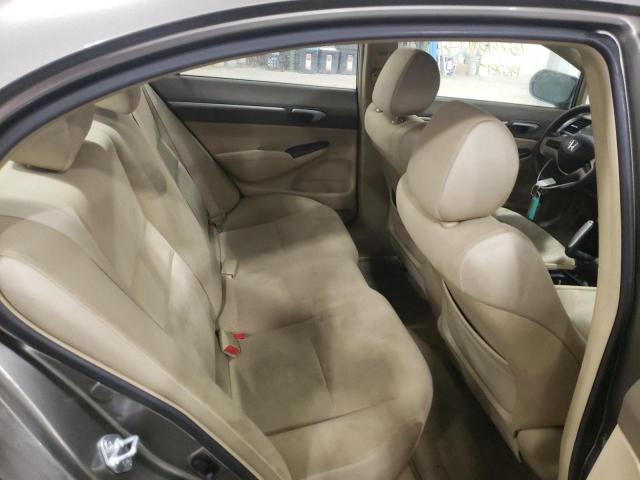 JHMFA36227S001763 - 2007 HONDA CIVIC HYBR TAN photo 6