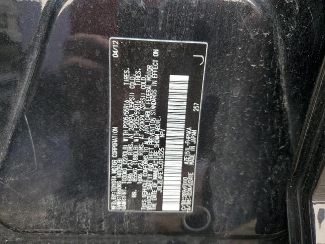 JTLZE4FE1CJ015225 - 2012 TOYOTA SCION XB Schwarz Foto 13