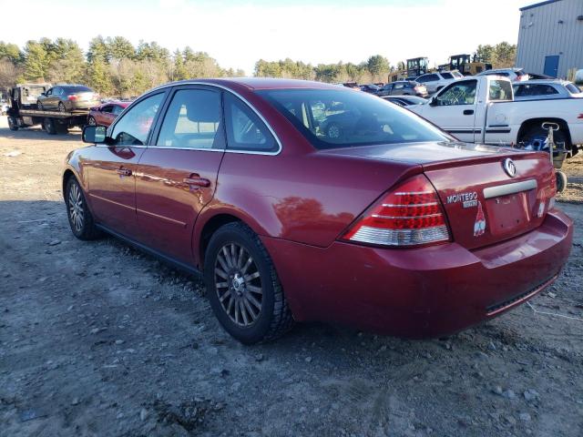 1MEFM42136G605303 - 2006 MERCURY MONTEGO PR 勃艮第红 照片 2