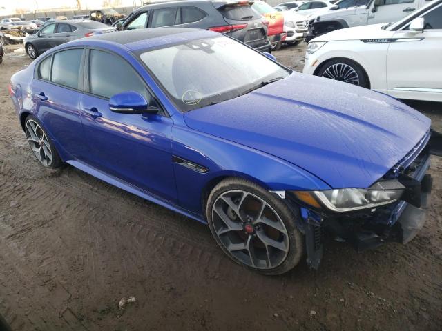 SAJAF4BV3HA969219 - 2017 JAGUAR XE R - SPO BLUE photo 4