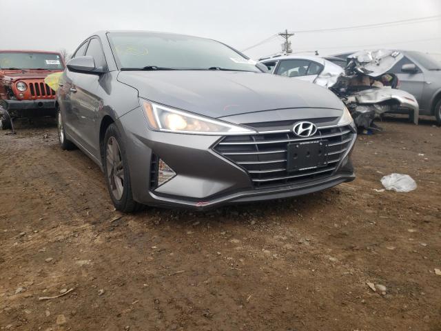 5NPD84LF2KH407406 - 2019 HYUNDAI ELANTRA GRAY photo 1