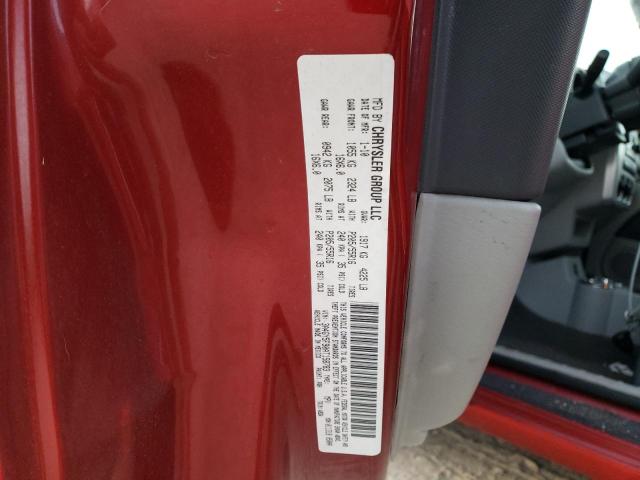 3A4GY5F90AT158783 - 2010 CHRYSLER PT CRUISER RED photo 12