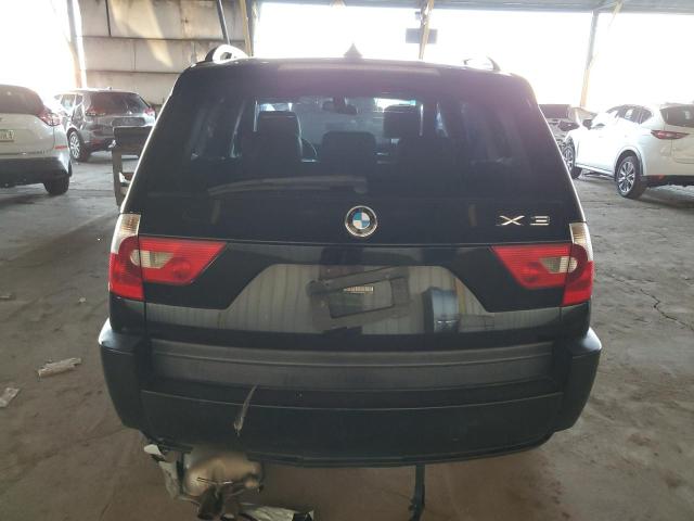 WBXPA93455WD23386 - 2005 BMW X3 BLACK photo 6