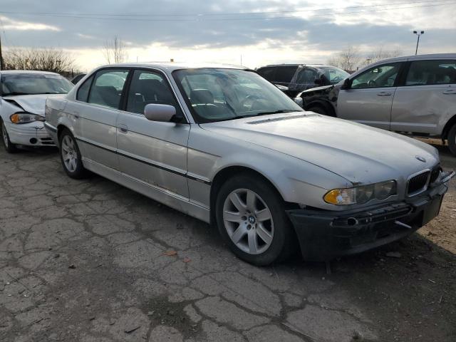 WBAGH834X1DP27223 - 2001 BMW 7 SERIES SILVER photo 4