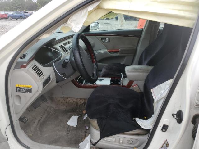 KMHFC46F66A048864 - 2006 HYUNDAI AZERA SE WHITE photo 7