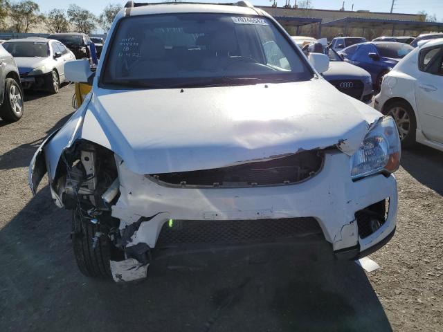 KNDJE723897634408 - 2009 KIA SPORTAGE L WHITE photo 5