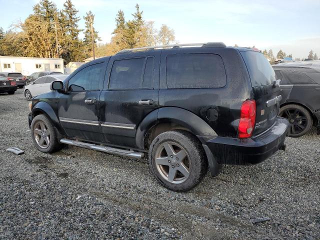 1D8HB582X7F541520 - 2007 DODGE DURANGO LI BLACK photo 2