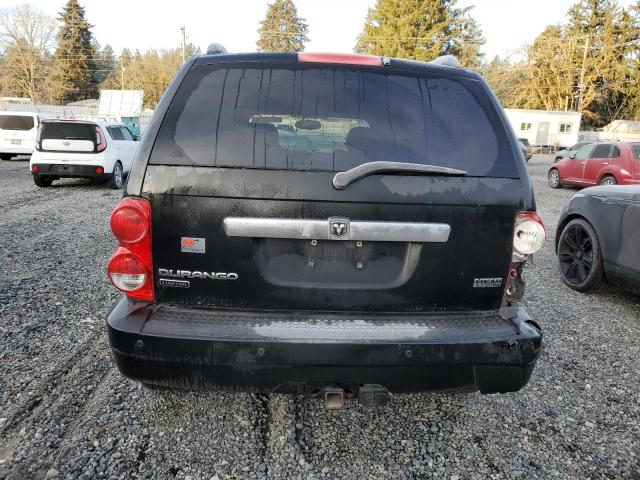 1D8HB582X7F541520 - 2007 DODGE DURANGO LI BLACK photo 6