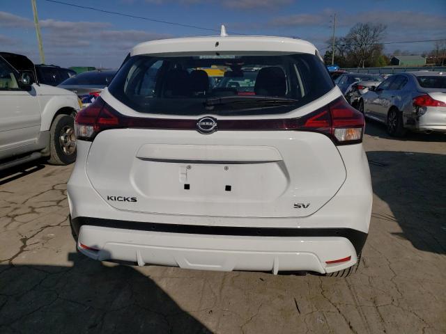 3N1CP5CV7NL510758 - 2022 NISSAN KICKS SV WHITE photo 6