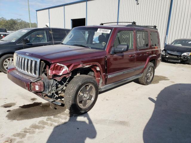 1J8HH48KX8C220466 - 2008 JEEP COMMANDER 红色 照片 1