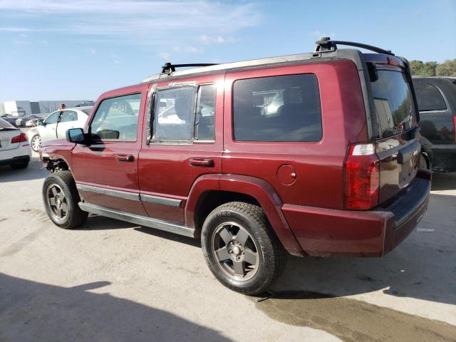 1J8HH48KX8C220466 - 2008 JEEP COMMANDER 红色 照片 2