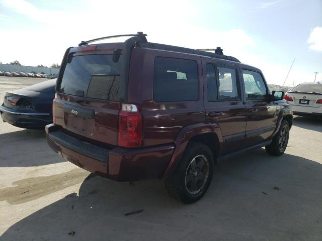 1J8HH48KX8C220466 - 2008 JEEP COMMANDER 红色 照片 3