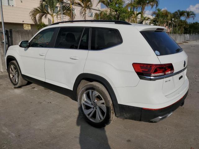 1V2WR2CA3MC513665 - 2021 VOLKSWAGEN ATLAS SE WHITE photo 2