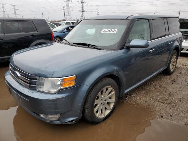 2FMHK6CC1ABB28992 - 2010 FORD FLEX BLUE photo 1