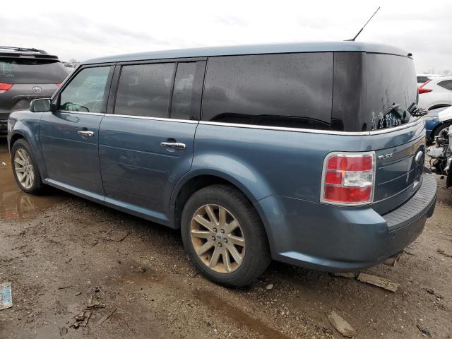 2FMHK6CC1ABB28992 - 2010 FORD FLEX BLUE photo 2