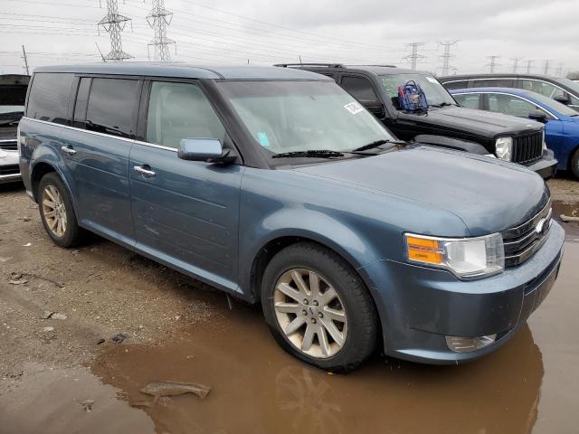2FMHK6CC1ABB28992 - 2010 FORD FLEX BLUE photo 4