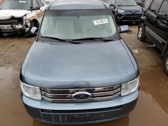 2FMHK6CC1ABB28992 - 2010 FORD FLEX BLUE photo 5