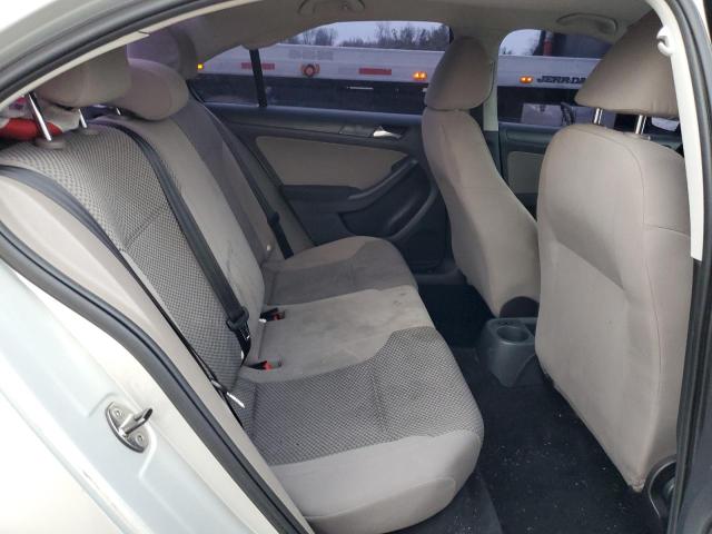 3VW2K7AJ4BM337383 - 2011 VOLKSWAGEN JETTA BASE SILVER photo 10