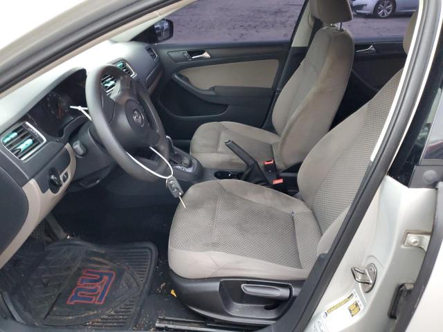 3VW2K7AJ4BM337383 - 2011 VOLKSWAGEN JETTA BASE SILVER photo 7