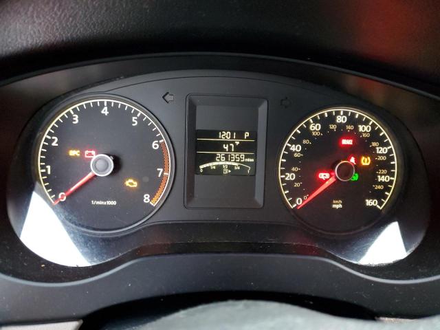 3VW2K7AJ4BM337383 - 2011 VOLKSWAGEN JETTA BASE SILVER photo 9