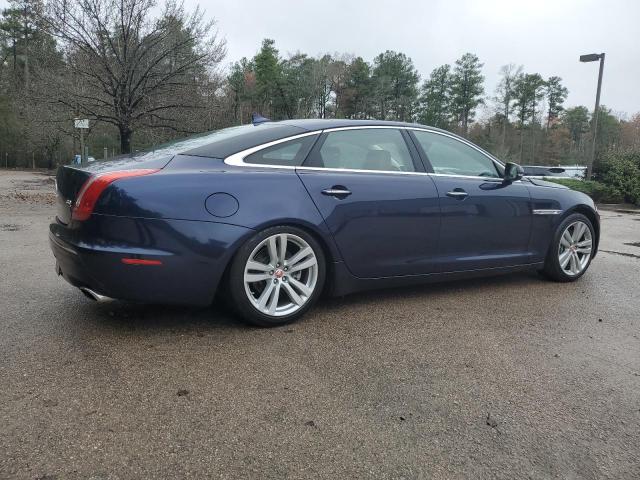 SAJWJ2GD0E8V73664 - 2014 JAGUAR XJL PORTFO BLUE photo 3