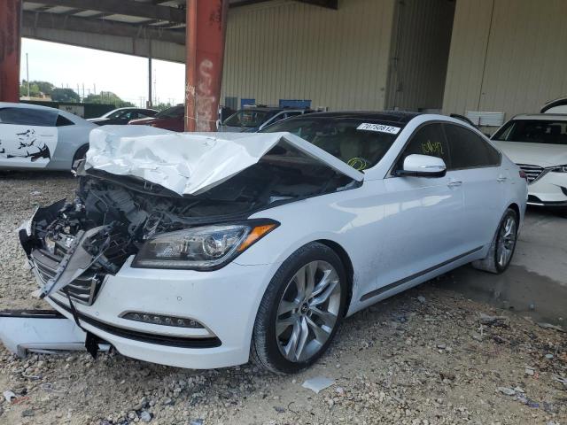 KMHGN4JF1FU071537 - 2015 HYUNDAI GENESIS 5. WHITE photo 1