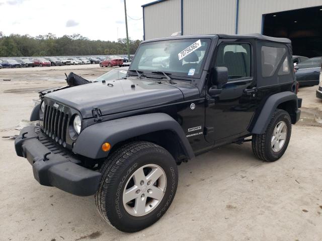 1C4AJWAG6HL745670 - 2017 JEEP WRANGLER S BLACK photo 1