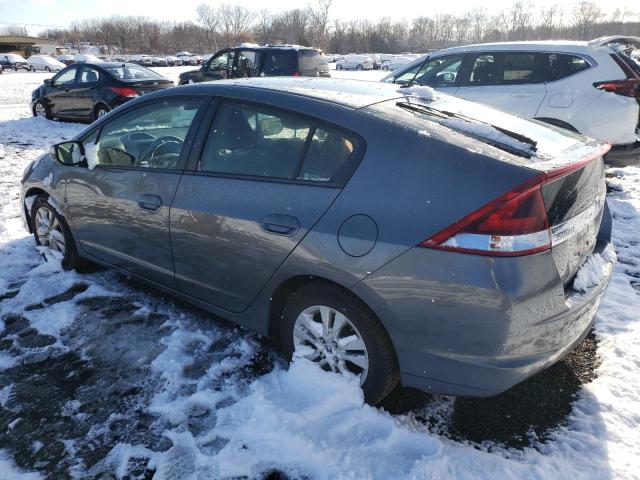 JHMZE2H77DS003377 - 2013 HONDA INSIGHT GRAY photo 2