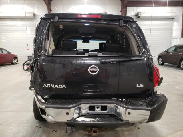 5N1AA08B05N704454 - 2005 NISSAN ARMADA SE BLACK photo 6