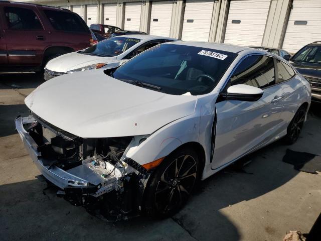 2HGFC4B88LH304318 - 2020 HONDA CIVIC SPOR WHITE photo 1
