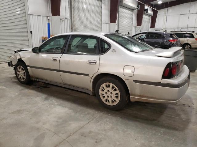 2G1WF52E549367060 - 2004 CHEVROLET IMPALA SILVER photo 2