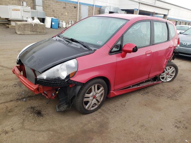 JHMGD38647S035652 - 2007 HONDA FIT S RED photo 1