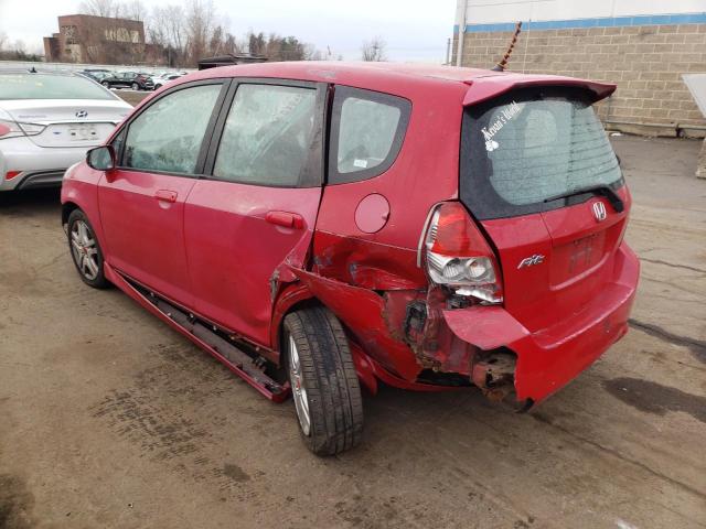 JHMGD38647S035652 - 2007 HONDA FIT S 红色 照片 2