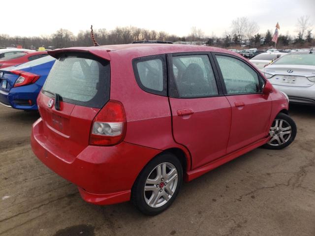 JHMGD38647S035652 - 2007 HONDA FIT S 红色 照片 3