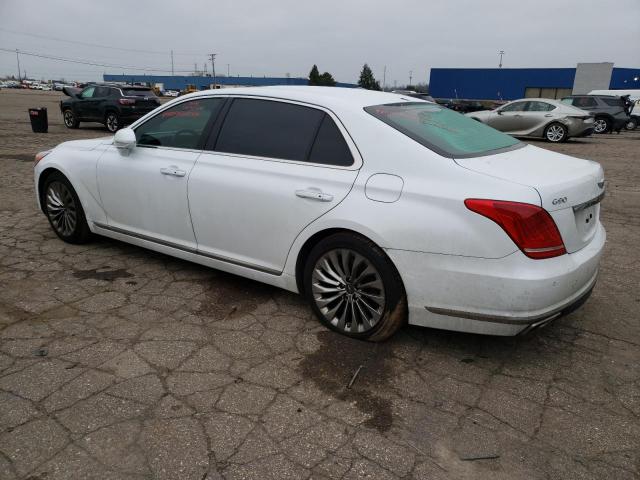 KMHG54JH9JU047495 - 2018 GENESIS G90 ULTIMA WHITE photo 2