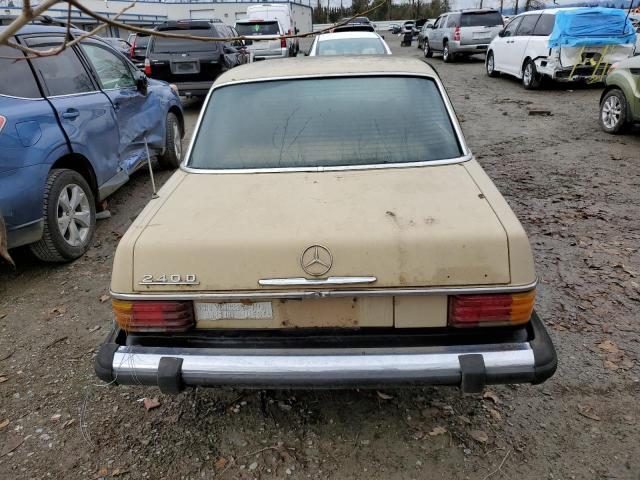 11511712057943 - 1975 MERCEDES-BENZ 240D BEIGE photo 6