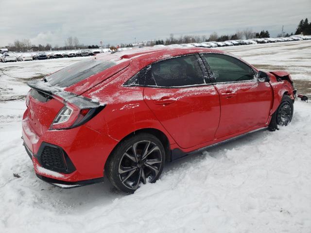 SHHFK7G41JU307667 - 2018 HONDA CIVIC SPOR RED photo 3