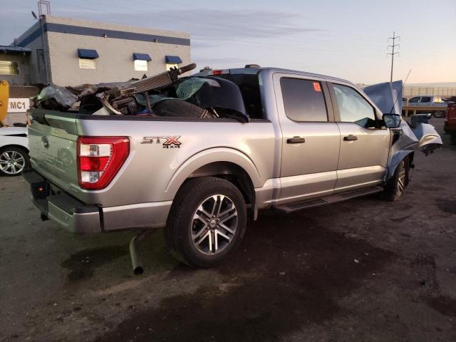 1FTEW1EP6NKD22525 - 2022 FORD F150 SUPER SILVER photo 3