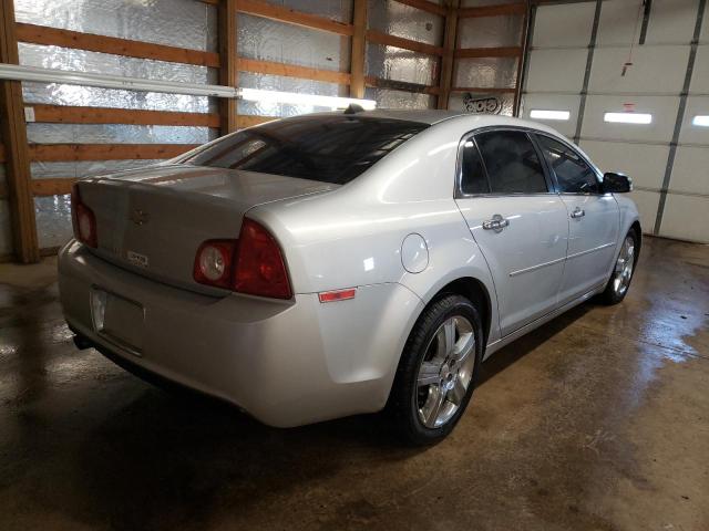 1G1ZC5E09CF195613 - 2012 CHEVROLET MALIBU 1LT ვერცხლისფერი ფოტო 4