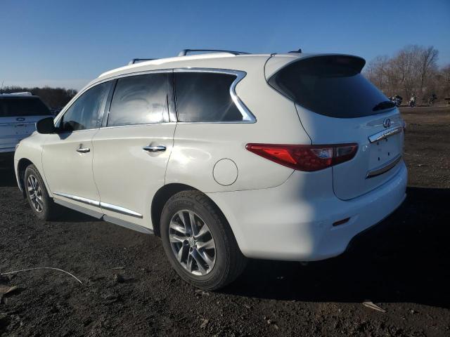 5N1AL0MM8DC328629 - 2013 INFINITI JX35 WHITE photo 2