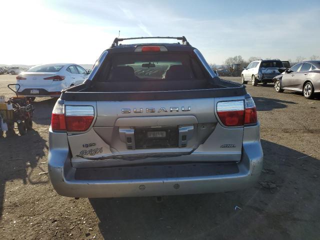 4S4BT62C357102977 - 2005 SUBARU BAJA SPORT SILVER photo 6