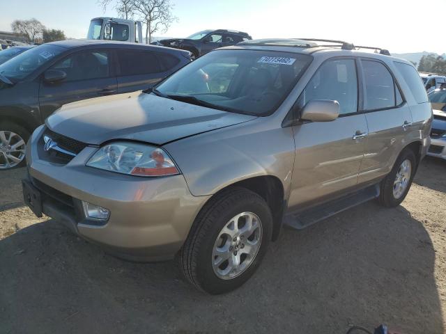 2HNYD18681H519519 - 2001 ACURA MDX TOURIN GOLD photo 1