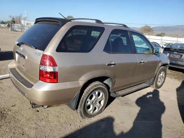 2HNYD18681H519519 - 2001 ACURA MDX TOURIN GOLD photo 3