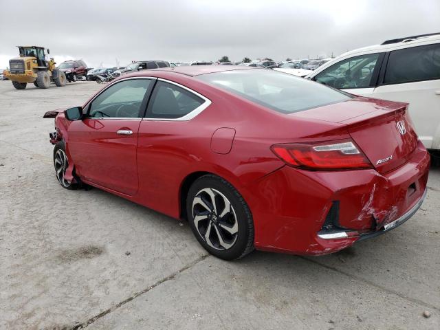 1HGCT1B35GA002706 - 2016 HONDA ACCORD LX- RED photo 2